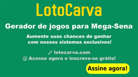 gerador mega sena grátis.